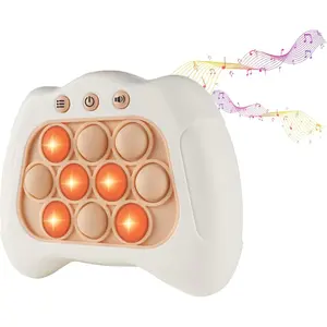 Pop Push Game Fidget Toy for Kids Ages 3-12,Handheld Fast Push Console Fidget Toys,Sensory Fidget Toys Gifts for Travel Road Trip Activities Car Games Toddlers