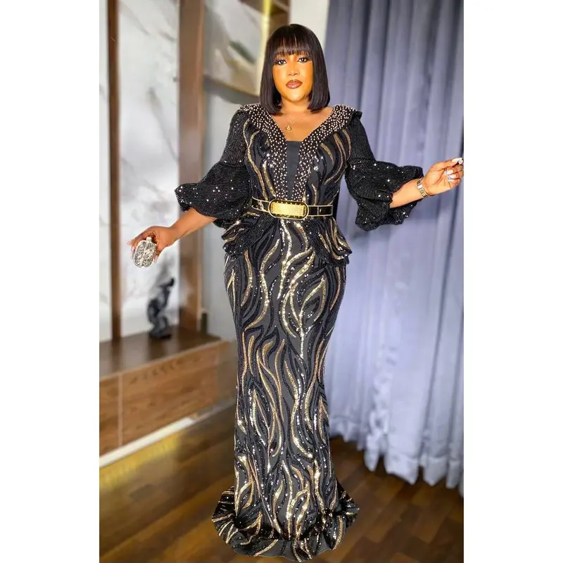 Ball Gown Black And Gold Formal Dress Plus Size Long Black-Gold Plus Size Evening Dress Ball Gown Black And Gold Formal Dress Plus Size Long Black-Gold Plus Size Evening Dress