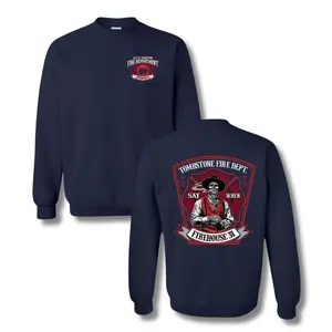 Tombstone Firefighter Sweatshirt, Hoodie, Vintage Firehouse 31 Say When Graphic Pullover, Soft Cotton Blend Hoodie for Men, Women, Firefighter Appreciation Gift for Firefighters, Families, Supporters