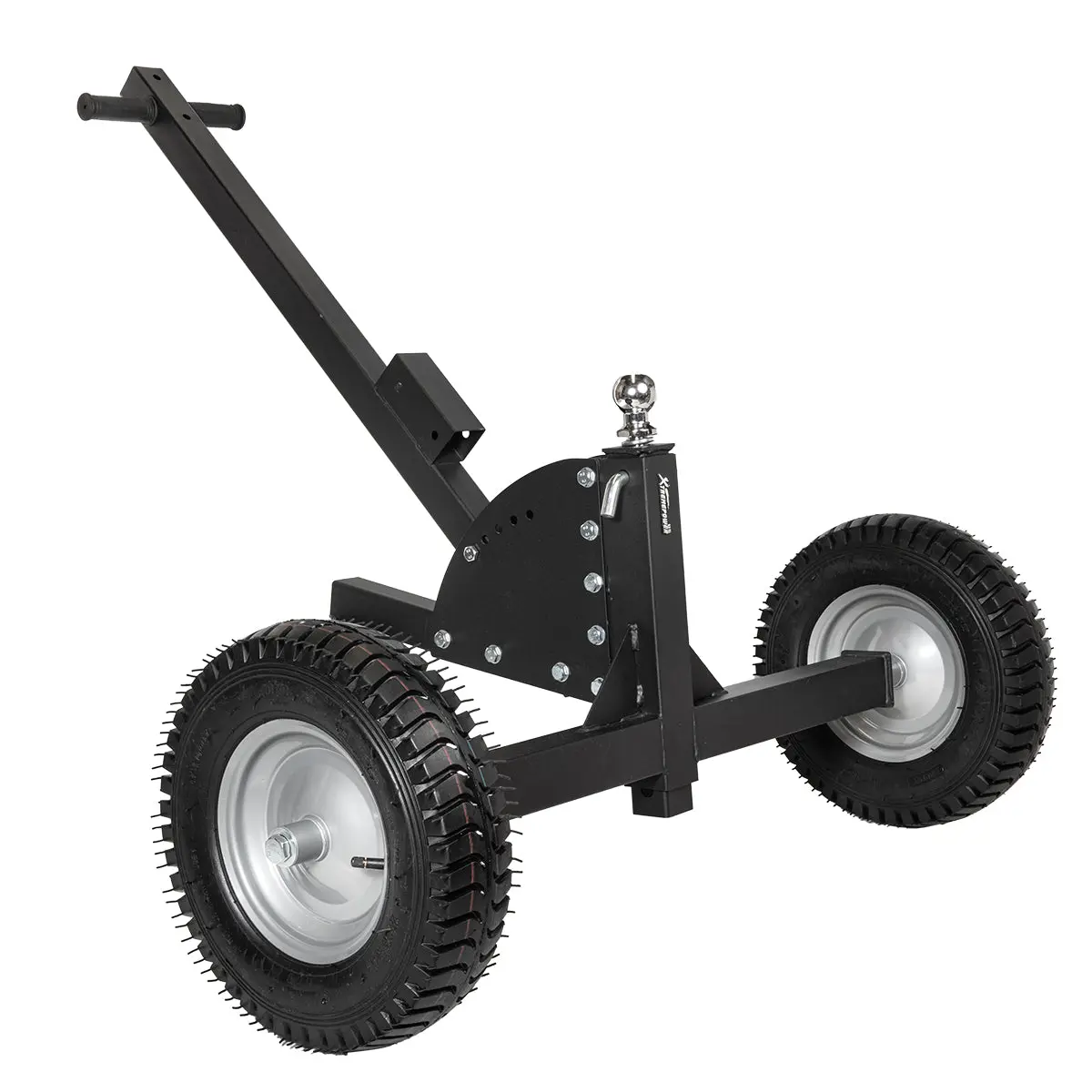 XtremepowerUS Adjustable Trailer Dolly Mover, 1500lb Capacity, Forged Steel Frame, Adjustable Hitch, 2" Hitch Ball, 24"-37.5" Load Range, Pneumatic Tires, Grey, Suitable for Gravel/Grass/Sand (Tools & Hardware)