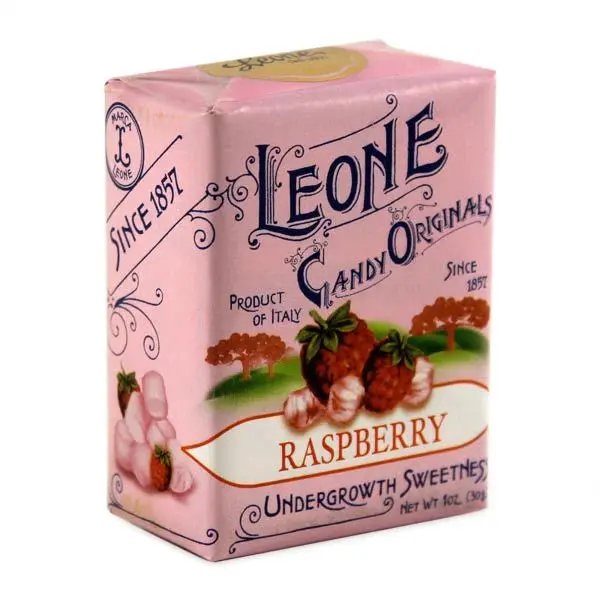 Leone Pastilles Raspberry Undergrowth Sweetness 1 oz