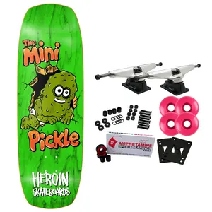 Heroin Skateboard Complete Mini Pickle (Assorted) 9.5" x 29.5"
