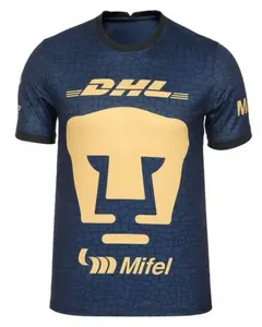 Men's Soccer Jersey, Pumaas Unam Jersey, Round Neck Football Long Sleeves Shirt, Outdoor Sport, Football Club