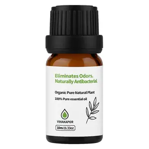 10ml 6 Bottles Bathroom Odor Eliminator: Natural Plant-Extract Essential Oil, Specially for Toilets & Drains. Effectively Kills Bacteria, Eliminates Odors at Source, Restores Clean, Fresh Air.