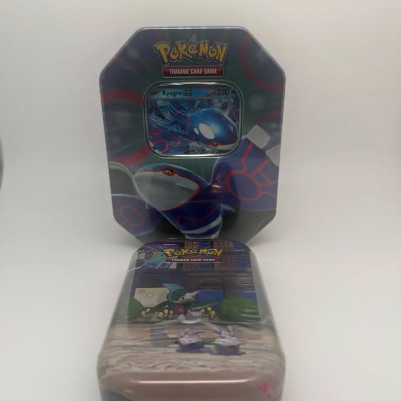 Pokemon Official TCG Azure Legends Tin Kyogre ex & Gallade Mini Tin - Sealed