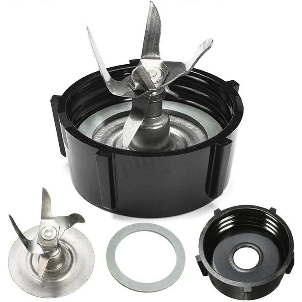 Blender  for Oster Osterizer with Rubber Seal Gasket & 4902 Blender Jar Bottom & 6 Point Fusion  4980 replacement parts by SixElements