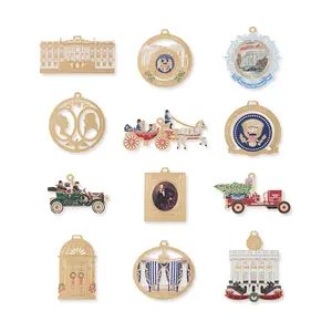 The White House Christmas Replica Ornament Miniatures Set