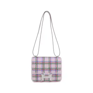 Pre-owned HERMÈS Calfskin Shoulder Bags Constance3 Mini Swift Shoulder Bag