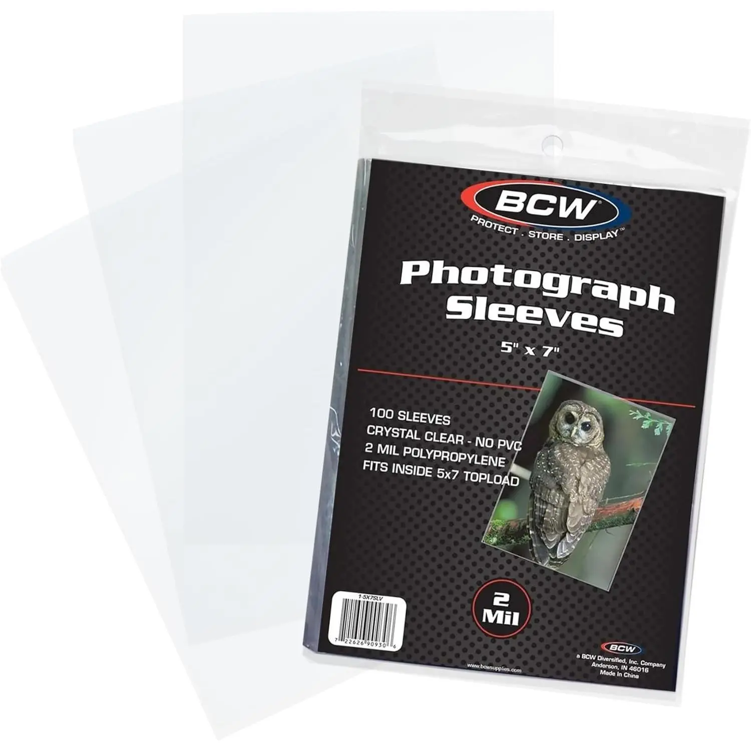 5x7 Photo Sleeves 100 ct Acid Free No PVC Soft Clear Plastic Photo Sleeves Archival Quality Fits 5x7 Photos & 5x7 Toploaders