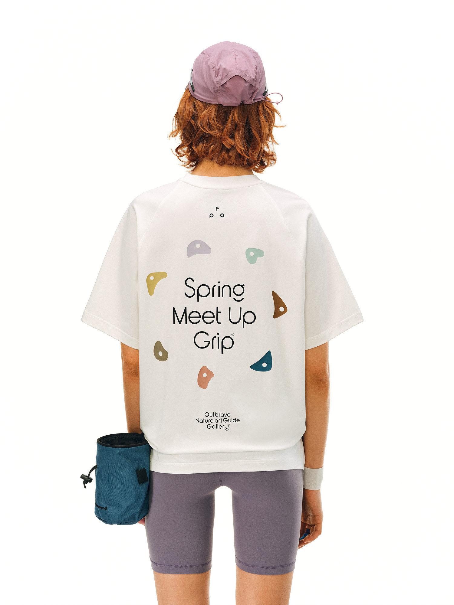 FPA Men’s Climbing Graphic Color Block T-Shirt – Crew Neck, Premium, Summer Outdoor Fashion Tee