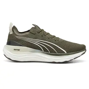 PUMA Mens Foreverrun Nitro Knit Running Sneakers Shoes - Green
