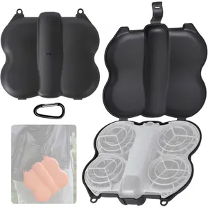 Plastic Carrying Case for DJI NEO 2, Drone Protective Bag Storage Box, Compact Portable Lightweight Hard Shell Travel Case, Black