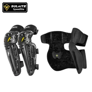 sulaite 2-Piece Motorcycle Knee Pads, Riding Safety Windproof Anti-Fall Leg Guards, Protective Gear for Electric Bicycles & Off-Road Motorcycles, Two-Pieces