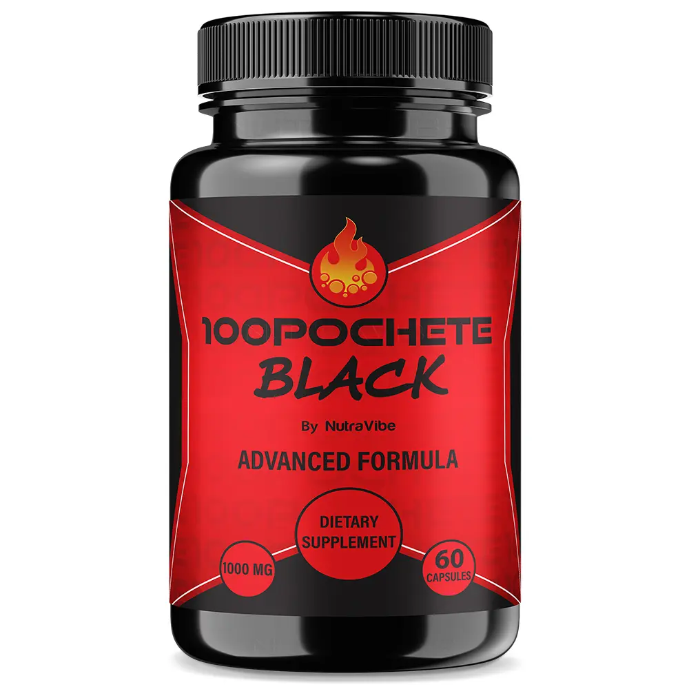 100Pochete Black Capsules - Advanced Natural Dietary Supplement