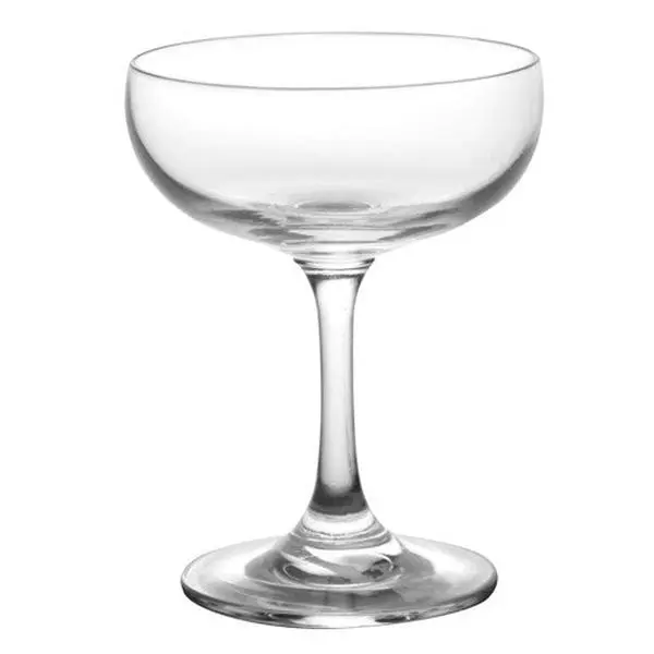 BarConic® 7oz Coupe Shape Champagne Cocktail Glasses - Dishwasher-Safe Kitchen Drinkware for Wedding Champagne Tower Setup