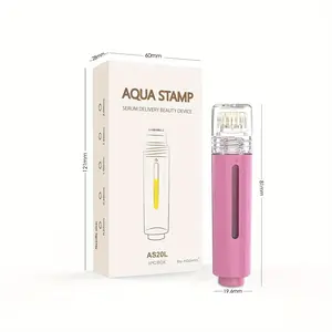 2-in-1 Refillable Cosmetic Applicator Pen, Portable Beauty Tool for Face, Lips & Scalp, Pink