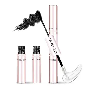 LA MAESII Lash Cluster Glue, Lash Bond and Seal for Eyelash Clusters, 10ml Bond and Seal, Waterproof, 2-in-1 Home Use, Strong Hold for 72H