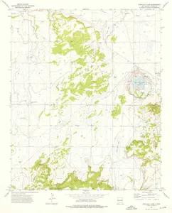 Zuni Salt Lake New Mexico USGS Topographic Quadrangle Map, 1972, 1:24000