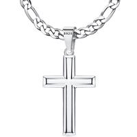 Figaro Chain - Big Bevel Edge Cross