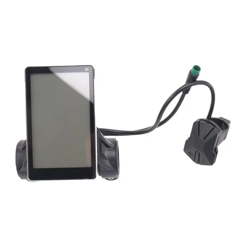 M5 Electric Bike LCD Display Meter 24V 36V 48V 60V E Scooter LCD Panel Screen for Mountain Electric Bike(5PIN)