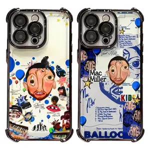 Hot Rapper Mac Miller Painting Phone Cases For iPhone 17 16 15 14 13 12 11 Promax Pro Air Plus Shockproof Cover Black Casing Protection Best Gifts For Valentine Christmas Birthday Halloween