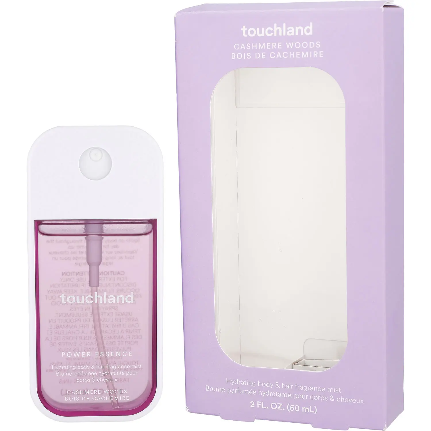 Touchland Cashmere Woods By Touchland Body & Hair Fragrance Mist 2 Oz For Women