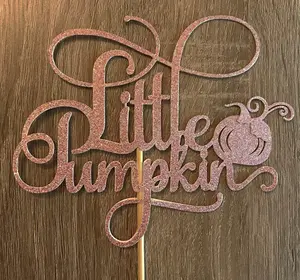Little Pumpkin Cake Topper