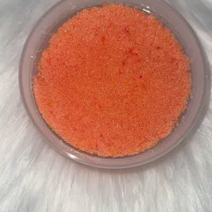 Orange Sherbet Sour Powder 8oz Container Tangy Sweet Snack for Fruits Candy & Culinary Creations
