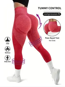 Seamless High-Waisted Women's Sports Leggings, Gym Fitness Leggings, Butt-Lifting Yoga Pants for Outdoor Running Cycling, Multi-Sport Wear