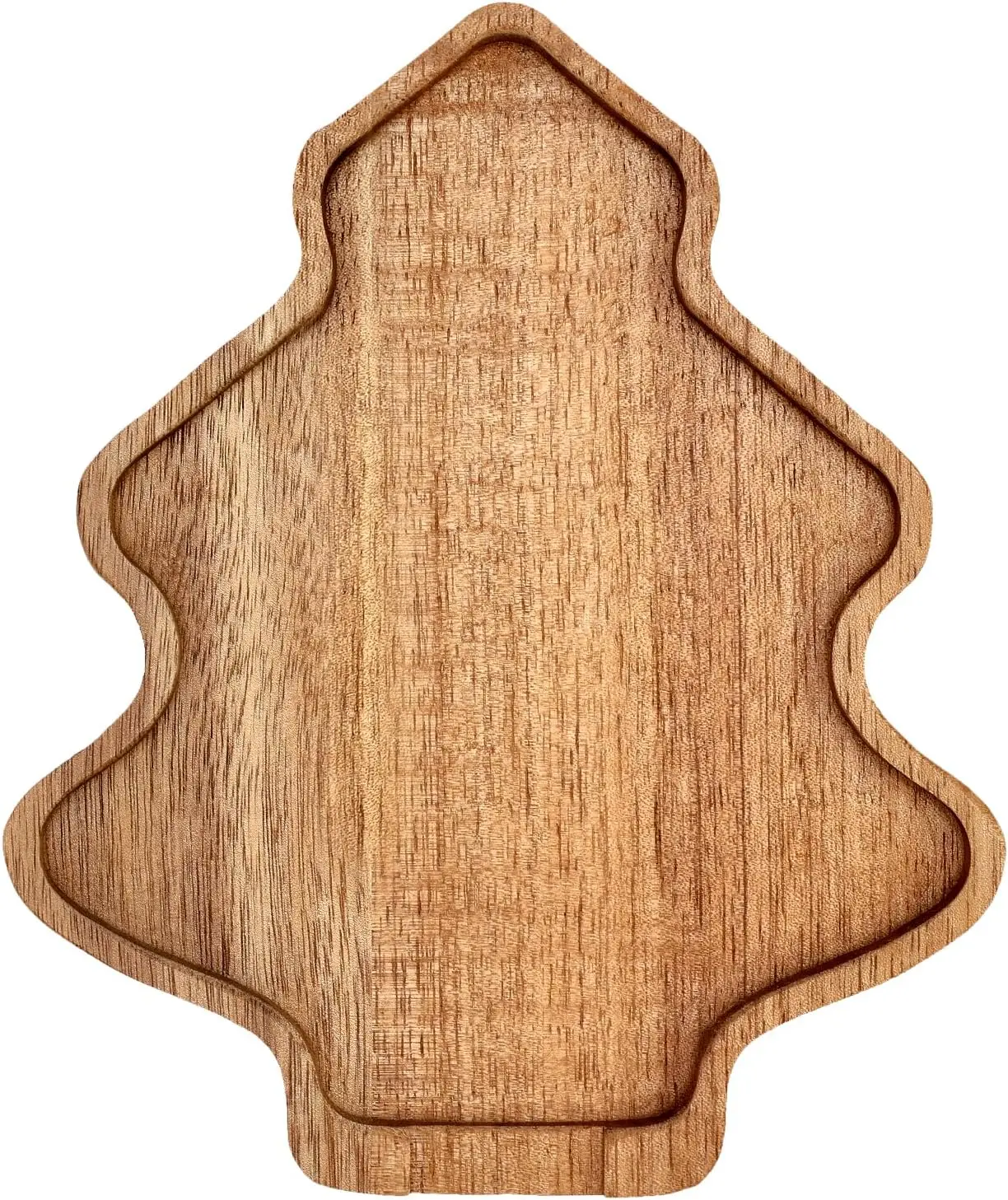 Tree Christmas Spoon Rest for Counter Acacia Wood Spoons Holder Christmas Kitchen Decor Gifts Farmhouse Large Cooking Utensils Holder for Stove Top Wooden Xmas Spoons Rest Spatula Holiday Spoon Rests
