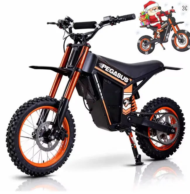 37MPH Electric Mountain Bike for Adults & Teens, 2000W Ebike, 48V 21Ah, 14"/12" Tire Off-Road Electric Bike, Dual Hydraulic Brakes，265Lbs Maximum load