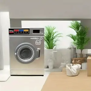 Miniature Dollhouse Washing Machine 1:24 Scale 2.09X1.39X1.10in Realistic Laundry Accessory for Dollhouse Kitchen Decor & Creative Play