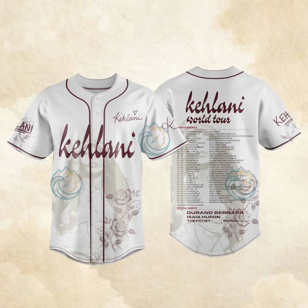 Kehlani World Tour 2026 Baseball Jersey GIFT FOR TRUE FANS