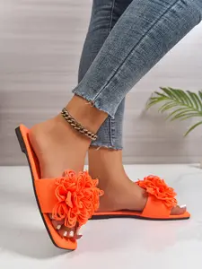 Women's Fashionable Bowknot Design Flat Sandals, Casual Comfortable Soft Sandals for Beach Vacation, All-match Commuter Shoes for Work & Daily Wear, Summer, Flat Dress Sandals