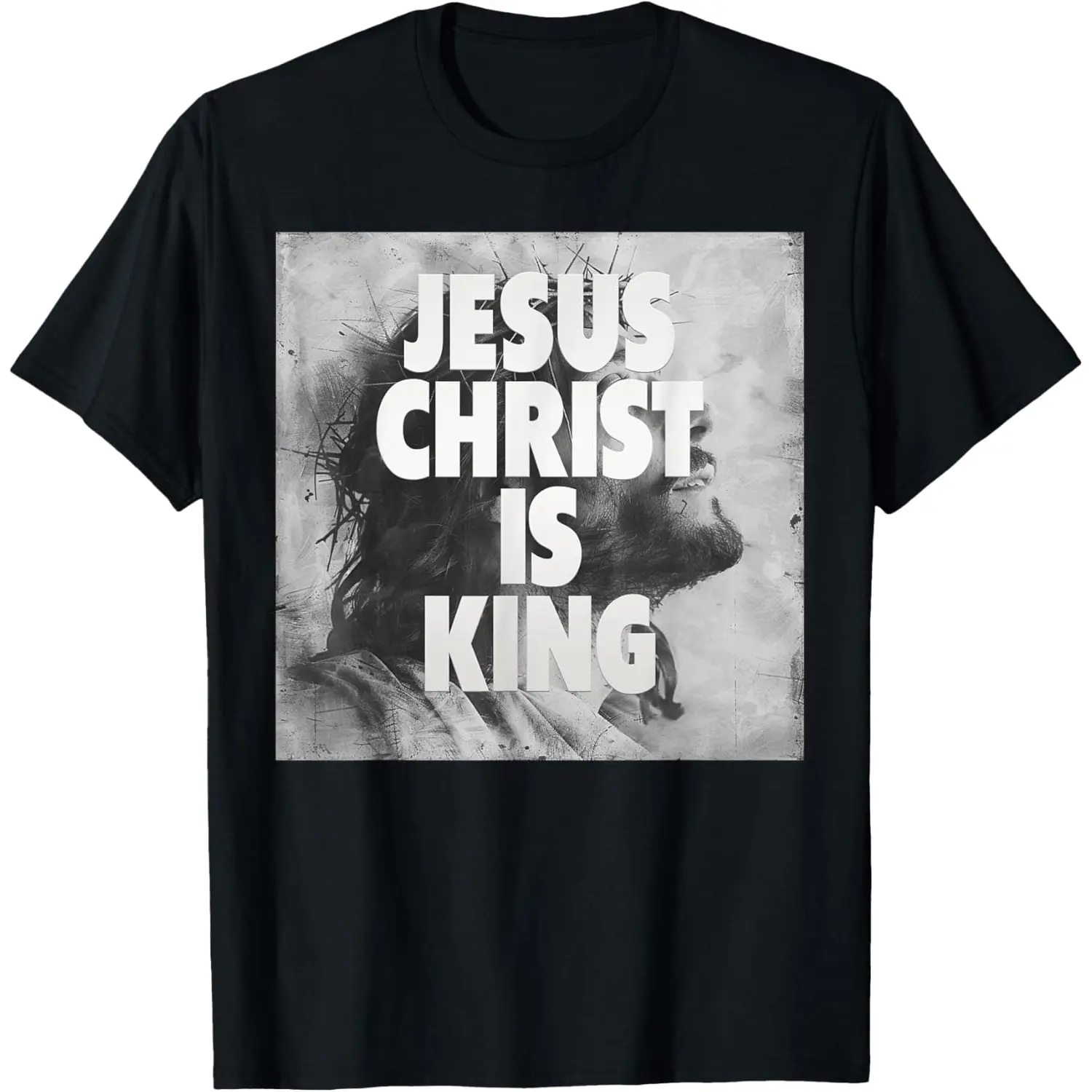 [100% Cotton] [100% Cotton] Jesus Christ Is King, Jesus T-Shirt T-Shirt For Men And Women