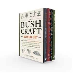 Bushcraft Boxed Set | Survival Skills Collection, Bushcraft 101, Advanced Techniques, Wild Food, Trapping & First Aid Guide Books - Paperback – Box set