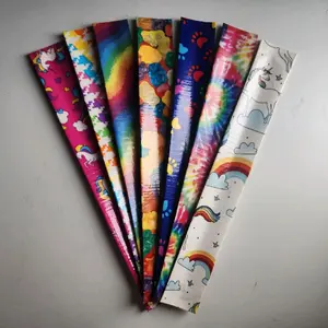 ALL RAINBOW PATTERNS slap bracelet set of 7