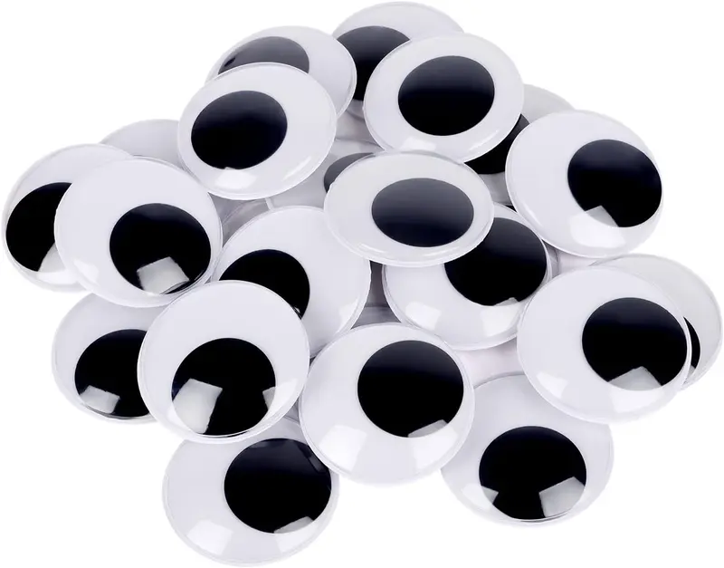 2 Inch Wiggle Googly Eyes with Self Adhesive Set of 24