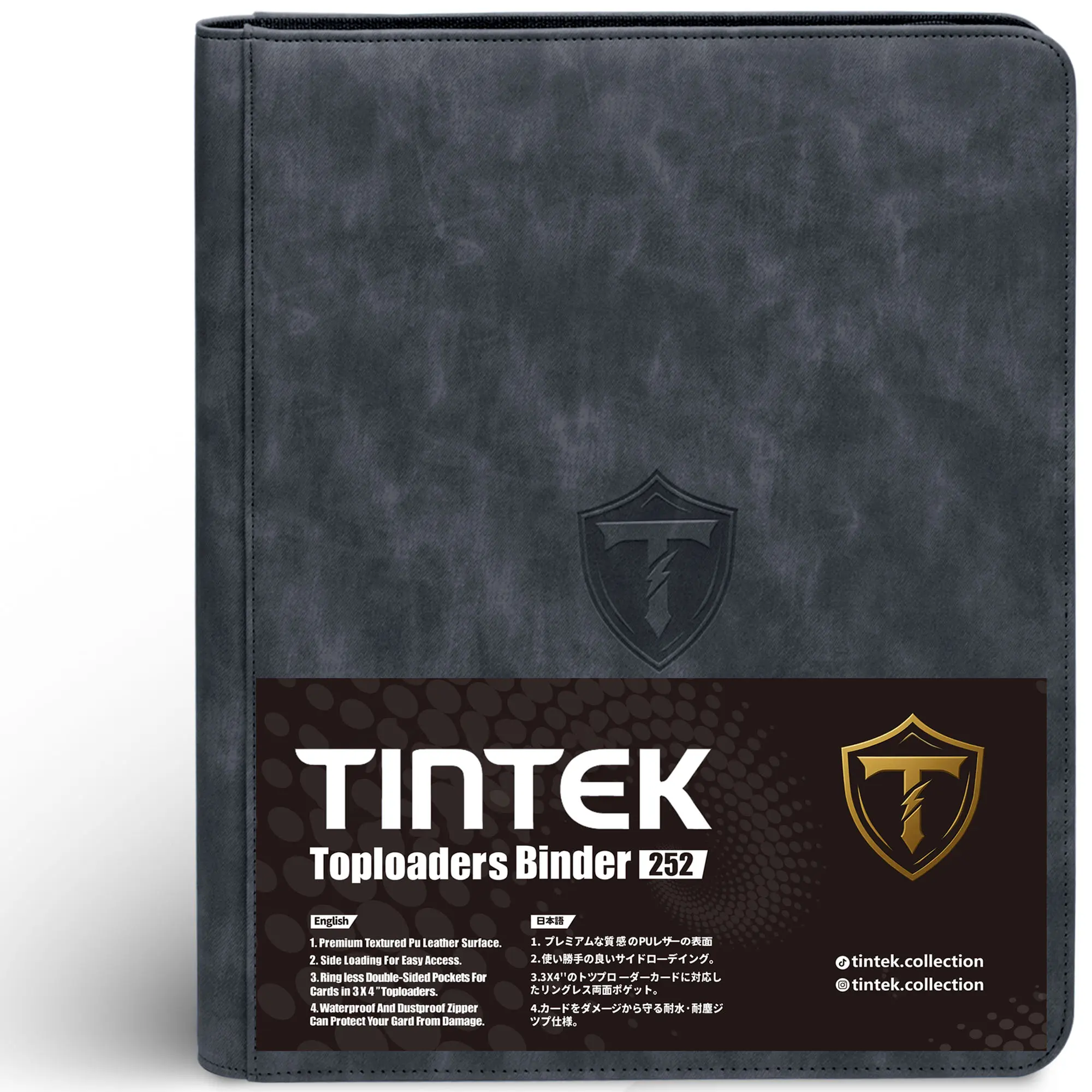 2 pocket trading card binder 2-Pocket Card Binder for ECLIPSE Easy Shuffle Protector Sleeves