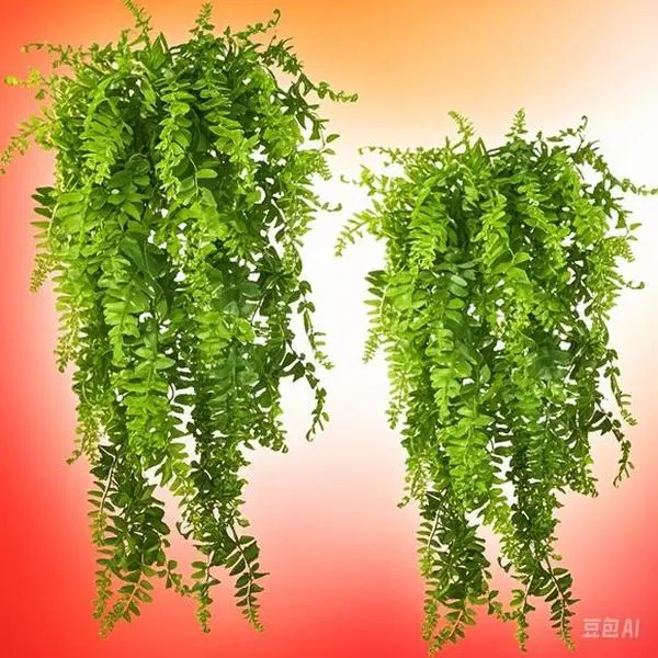 UV Resistant Artificial Hanging Ferns - 6 Pcs Faux Greenery Vines for Outdoor & Indoor Decor - Realistic Plastic Plants for Hanging Baskets - Waterproof & Durable Wedding Garland - Green Wall Hanging Plants with Lifelike Leaves Decorative Flower