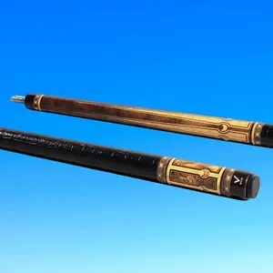 EVO LUNA POOL CUE - GOLDEN CREST - LEATHER WRAP