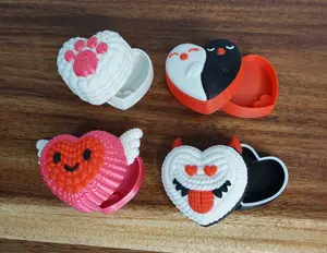 3D Printed Valentine's Heart Boxes - Cute and Unique Designs for Valentine's Day Gifts