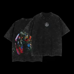 Orion Pax Transform the last knight Menswear Gift for Movie Fans Top Apparel Classic Oversized Seamless Simple Straight Man Designer Shirts Men's Regular Fit Floral Print Tee Heavyweight Cotton T-Shirts Featuring Epic Panther Design Retro Oversized Cotton