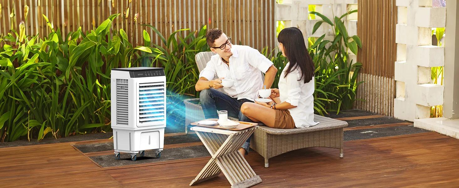 [FLASH SALE] ROVSUN 7.9 Gal Portable Evaporative Air Cooler with Remote Control