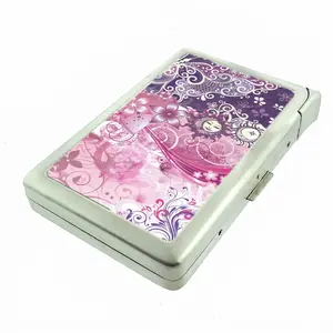 100'S SIZED Violet Celestial Case w/Built in Lighter
