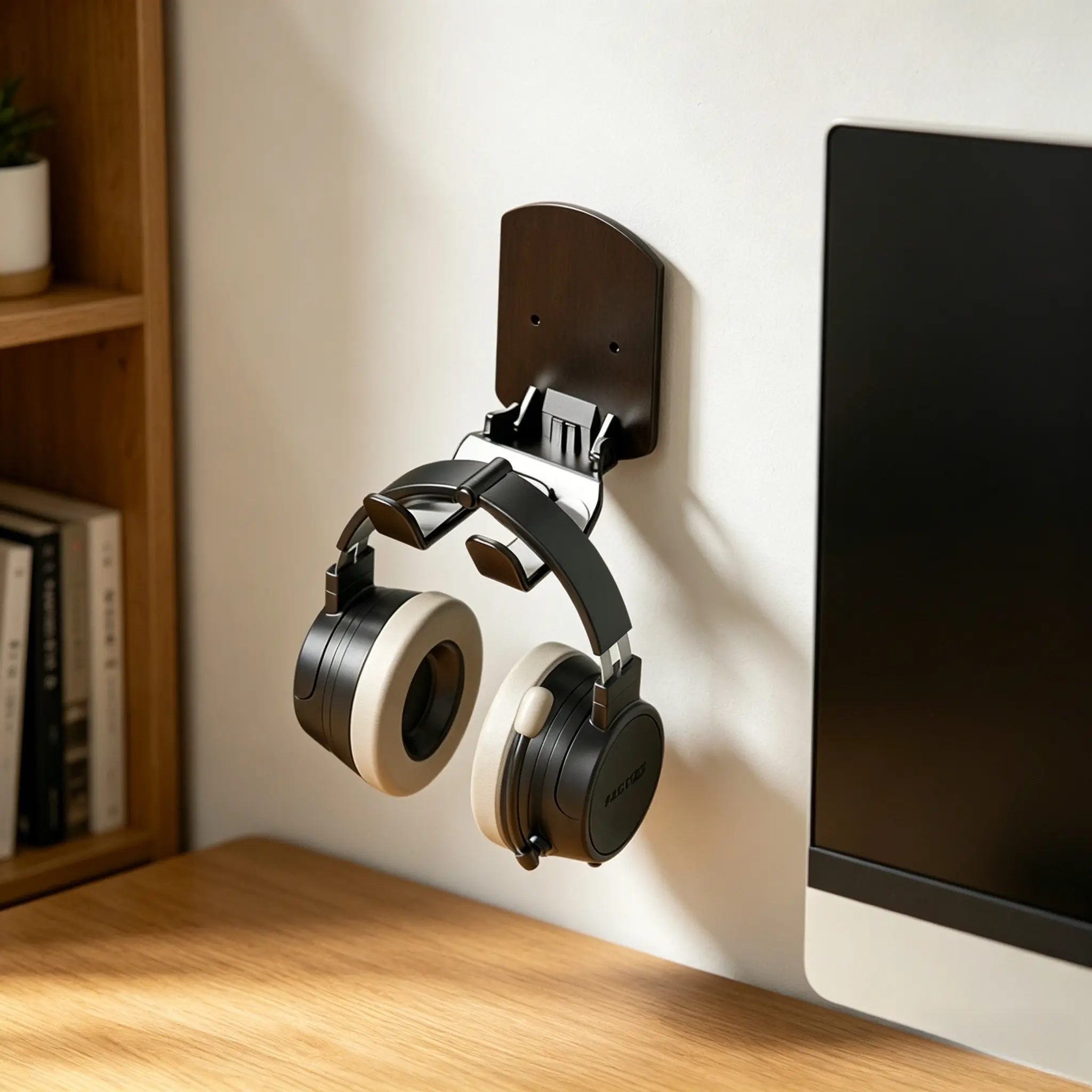 Foldable Controller Storage Rack, Wall Mount Hanging Holder for Switch Controllers, Desktop Organizer Stand, Easy Access & Space Saving
