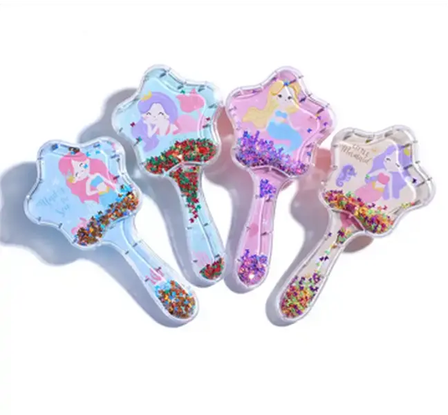 Cute Star shape Animal Anti-static Hair Brush Massage Comb Shower Wet Detangle Hair Brush Salon Hair Styling Tools