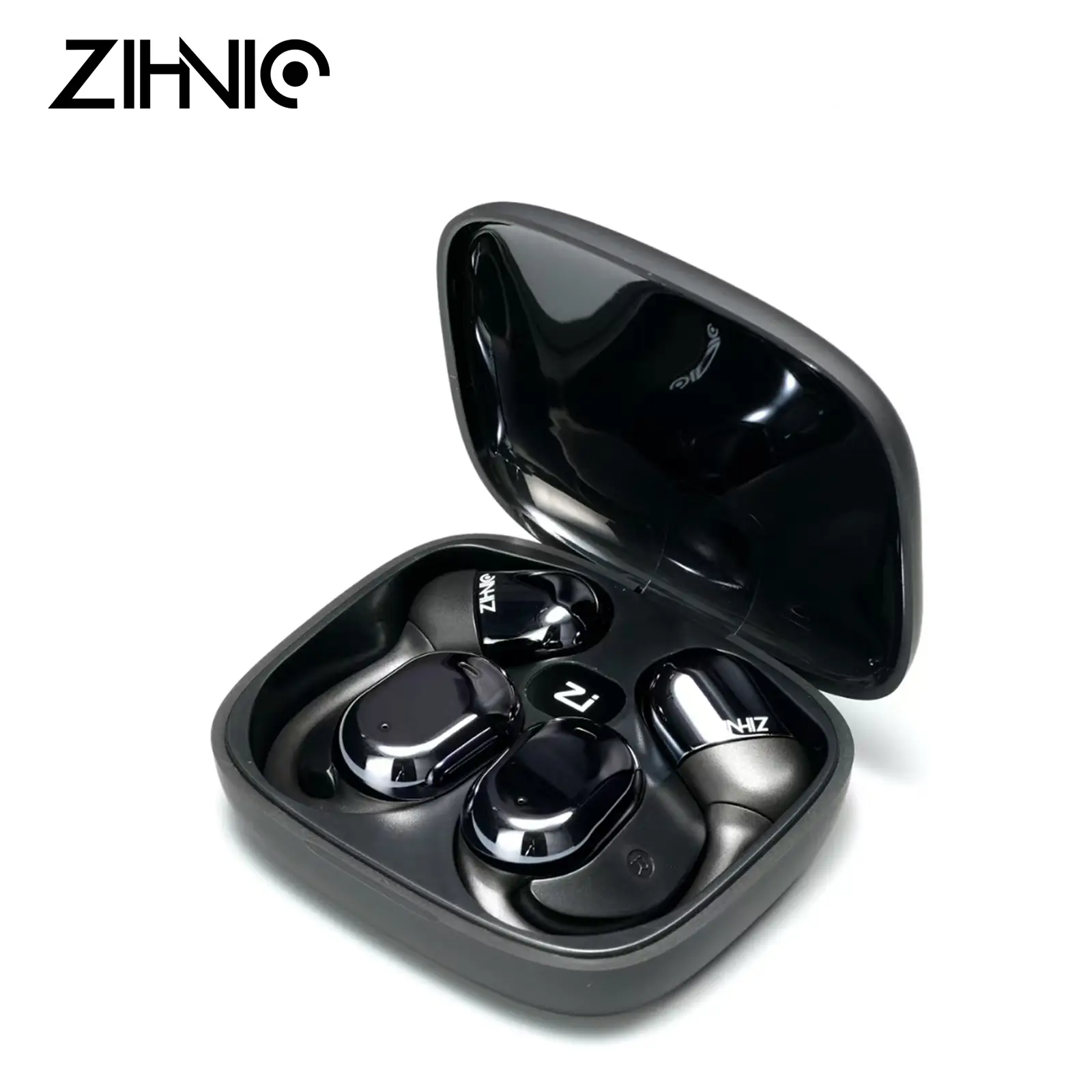 ZIHNIC S05 Wireless Bluetooth Open-Ear Earbuds,OWS Headphones,IPX5 Waterproof,Bluetooth V5.4 Earphones Support Phone Calls Music