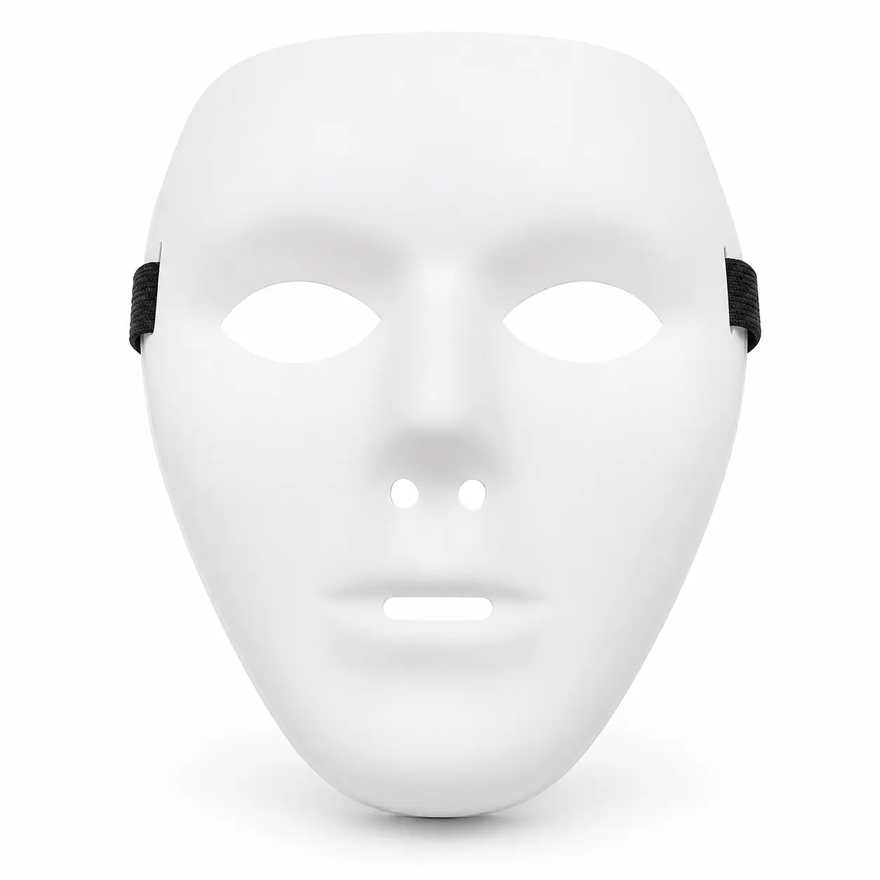 Halloween White Blank Full Face Costume Mask Adult Cosplay Party Mask