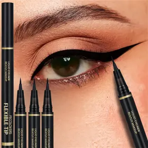 3PCS Ultrafine Liquid Eyeliner Pen - Waterproof, Anti-fouling, Silky, Black, Quick-drying, Convenient and Durable, for Precise Eye Makeup Applications
